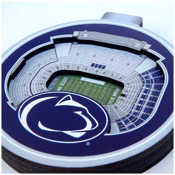 Penn State Beaver Stadium 3D ornament close up